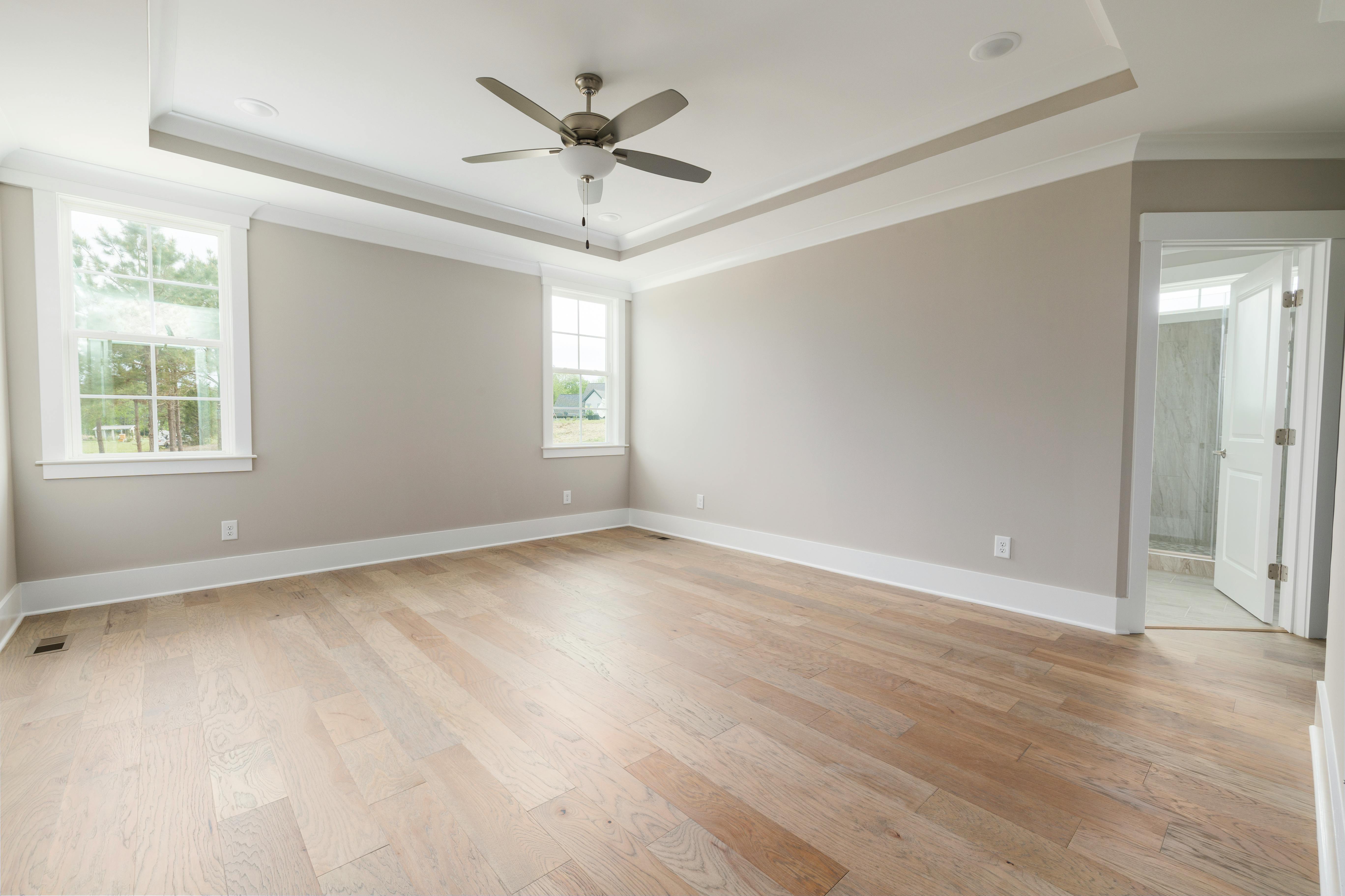 Refinished hardwood floors